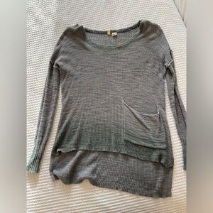 Anthropologie Dip Dye Oversized Sweater XS Petite